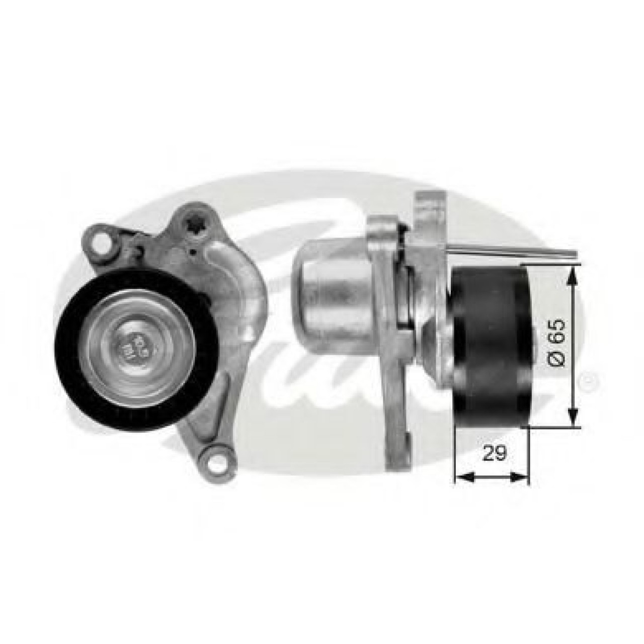 Rola intinzator,curea transmisie RENAULT LAGUNA II (BG0/1) (2001 - 2016) GATES T38311 piesa NOUA