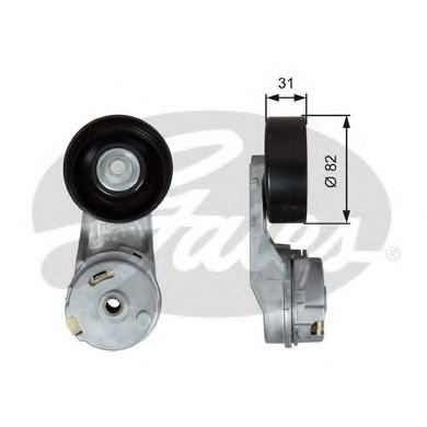 Rola intinzator,curea transmisie SAAB 9-3 Combi (YS3F) (2005 - 2016) GATES T39288 piesa NOUA