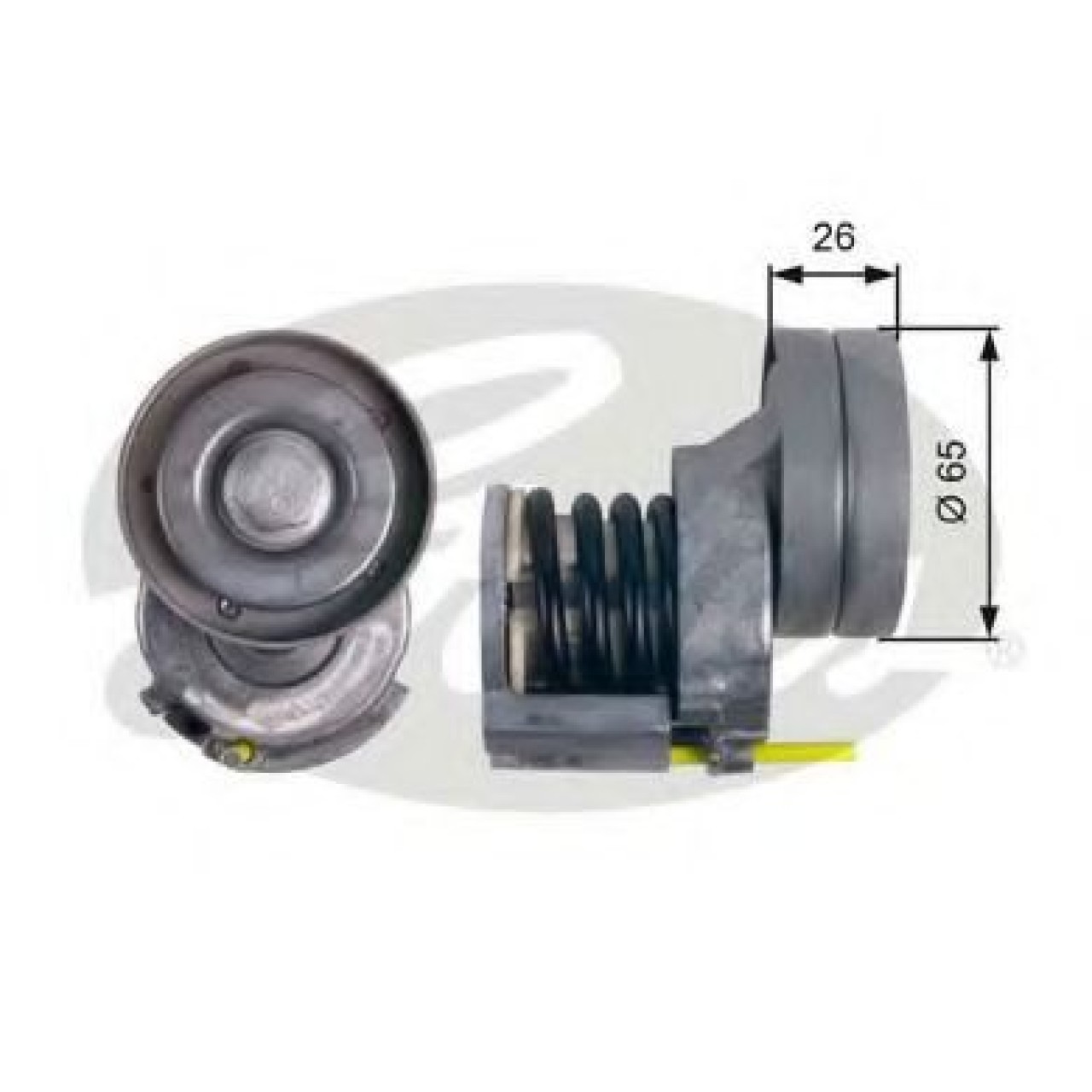 Rola intinzator,curea transmisie SEAT IBIZA V (6J5, 6P1) (2008 - 2016) GATES T39023 piesa NOUA