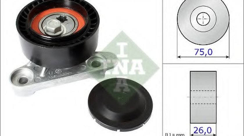 Rola intinzator,curea transmisie SEAT IBIZA V SPORTCOUPE (6J1, 6P5) (2008 - 2016) INA 531 0871 10 piesa NOUA