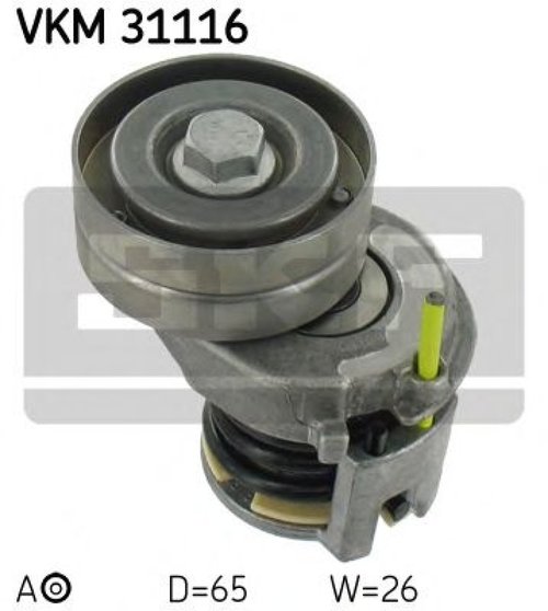 Rola intinzator,curea transmisie SKODA FABIA II (2006 - 2014) SKF VKM 31116 piesa NOUA