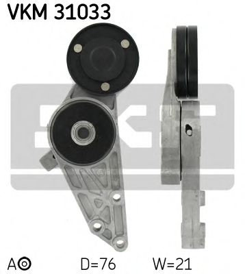 Rola intinzator,curea transmisie SKODA SUPERB I (3U4) (2001 - 2008) SKF VKM 31033 piesa NOUA