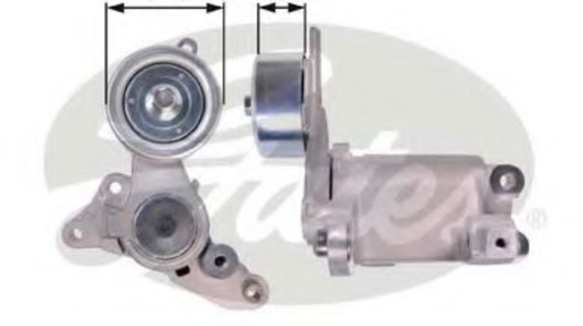 Rola intinzator,curea transmisie TOYOTA HILUX II pick-up (LN8, RN5, LN6, YN6, YN5, LN5, RN6) (1983 - 2005) GATES T39135 piesa NOUA