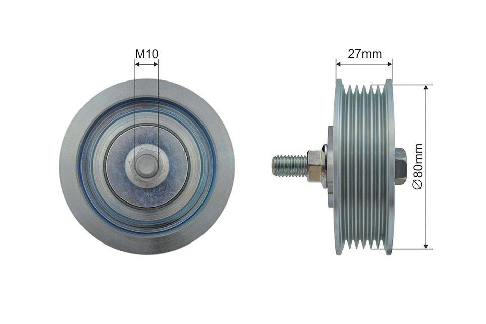 ROLA INTINZATOR CUREA TRANSMISIE, TOYOTA YARIS 1.0/1.3 04.99-11.10