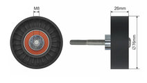 ROLA INTINZATOR CUREA TRANSMISIE, VOLVO 850, S70, ...