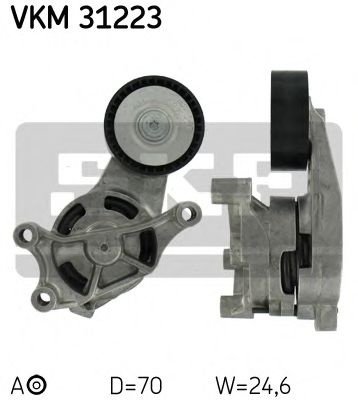 Rola intinzator,curea transmisie VW GOLF V (1K1) (2003 - 2009) SKF VKM 31223 piesa NOUA