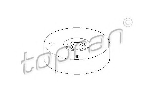 Rola intinzator,curea transmisie VW LT II bus (2DB, 2DE, 2DK) (1996 - 2006) TOPRAN 400 005 piesa NOUA