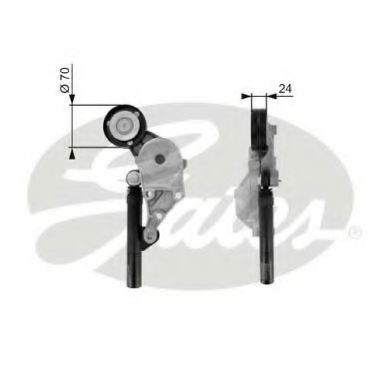 Rola intinzator,curea transmisie VW NEW BEETLE (9C1, 1C1) (1998 - 2010) GATES T38192 piesa NOUA