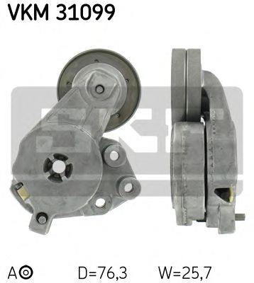 Rola intinzator,curea transmisie VW POLO (6R, 6C) (2009 - 2016) SKF VKM 31099 piesa NOUA