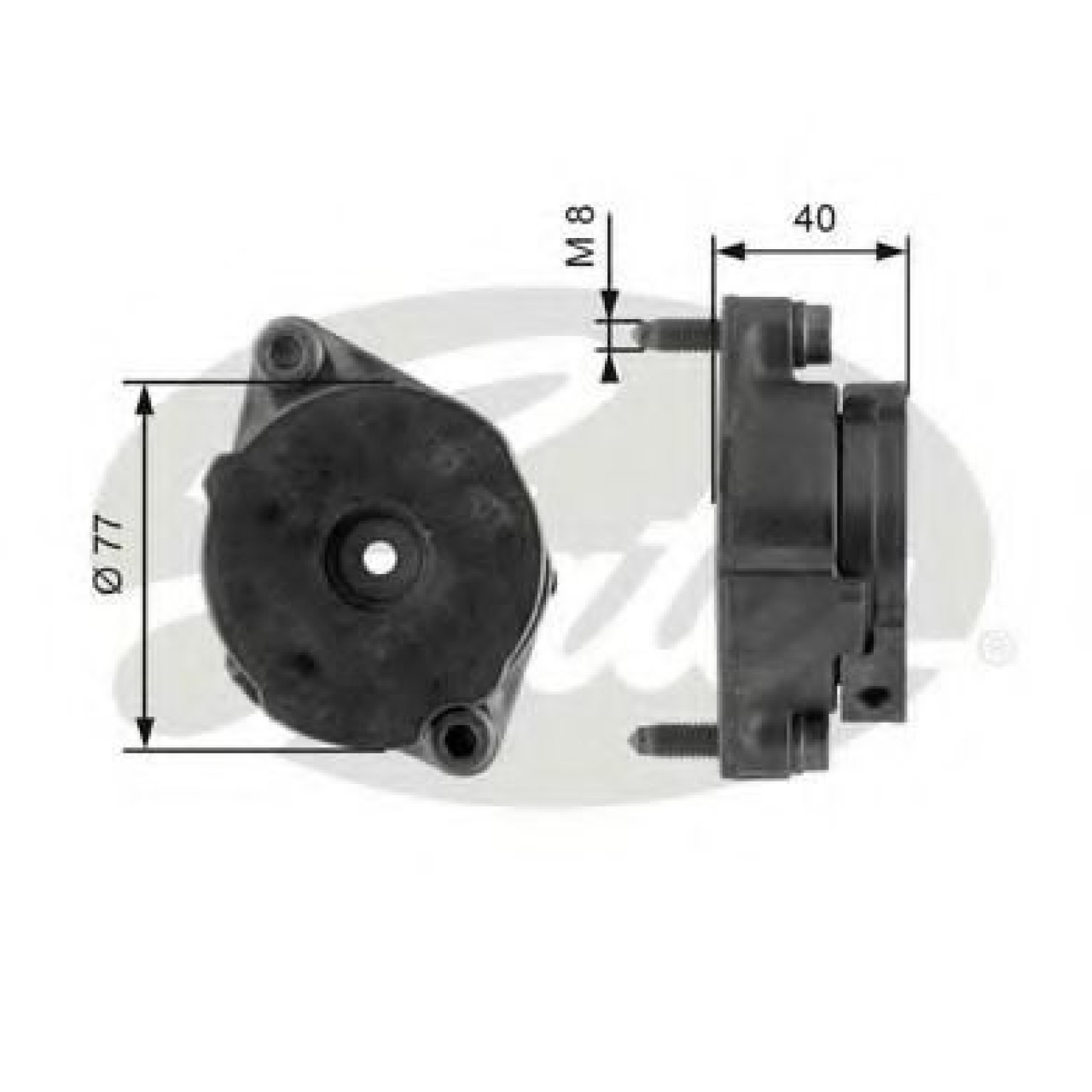 Rola intinzator,curea transmisie VW SHARAN (7M8, 7M9, 7M6) (1995 - 2010) GATES T38345 piesa NOUA