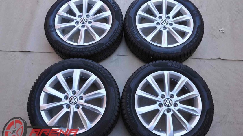 Roti Iarna 17 inch Originale VW Passat B8 3G Pirelli 215/55 R17