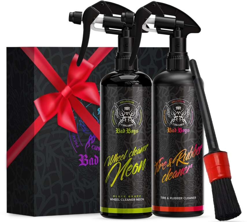 RR Customs Bad Boys Gift Wheels Set Solutii Intretinere Jante Auto BBGSW500ML