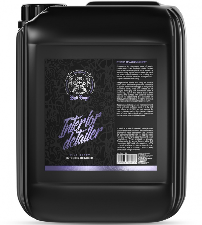 RR Customs Bad Boys Interior Detailer WildBerry Solutie Curatat Bord Fructe De Padure 5L BB65295L