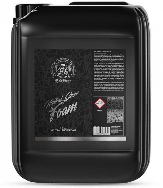 RR Customs Bad Boys Neutral Snow Foam Spuma Activa 5L BB1764