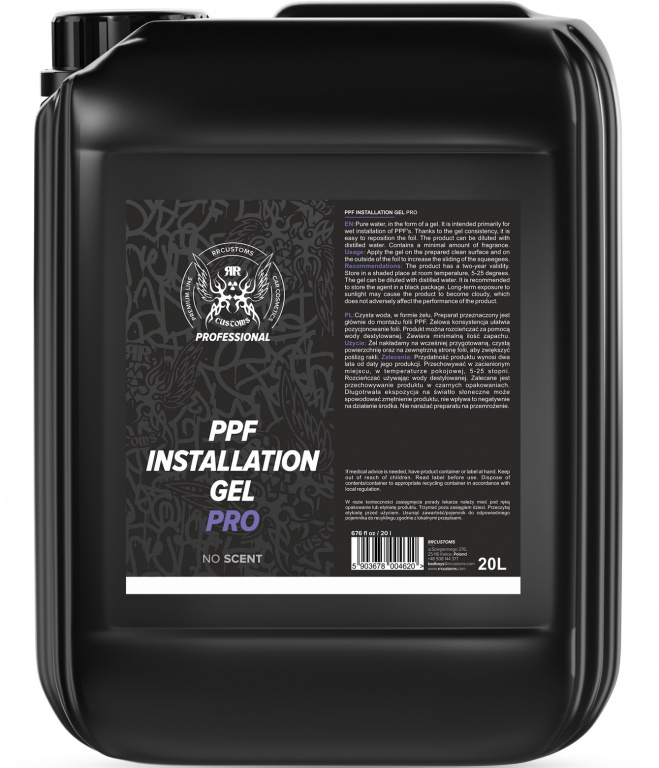 RR Customs Bad Boys Wrapper PPF Installation Liquid Solutie Instalare Folie PPF Profesionala 20L WR6565PRO