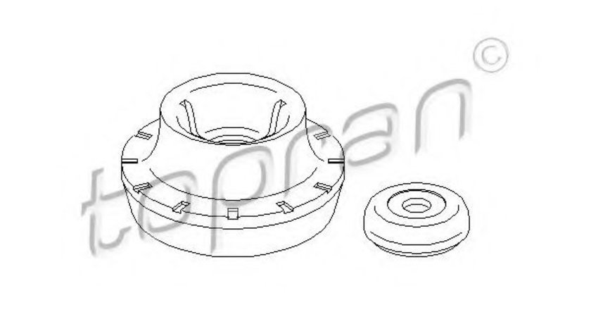 Rulment sarcina suport arc VW PASSAT (3A2, 35I) (1988 - 1997) TOPRAN 108 557 piesa NOUA