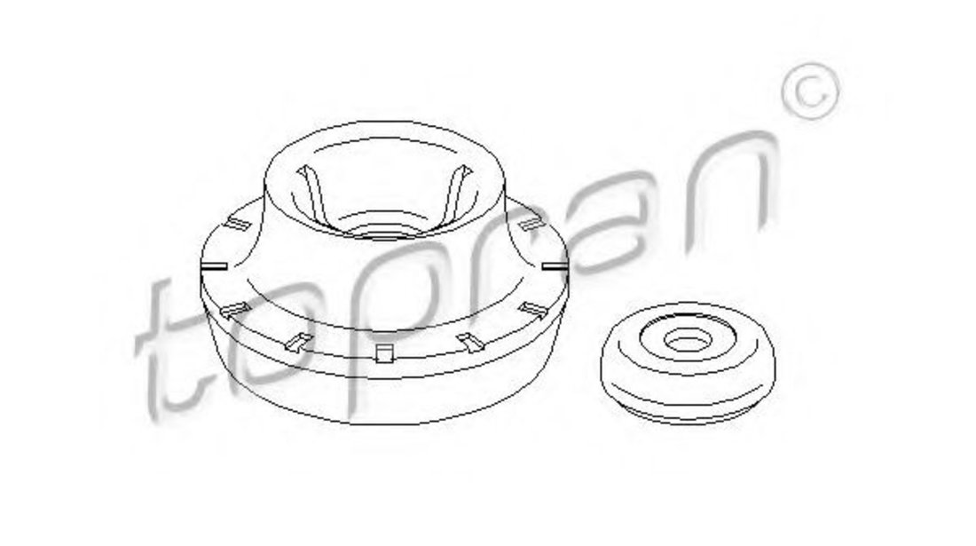 Rulment sarcina suport arc VW POLO CLASSIC (6KV2) (1995 - 2006) TOPRAN 108 557 piesa NOUA