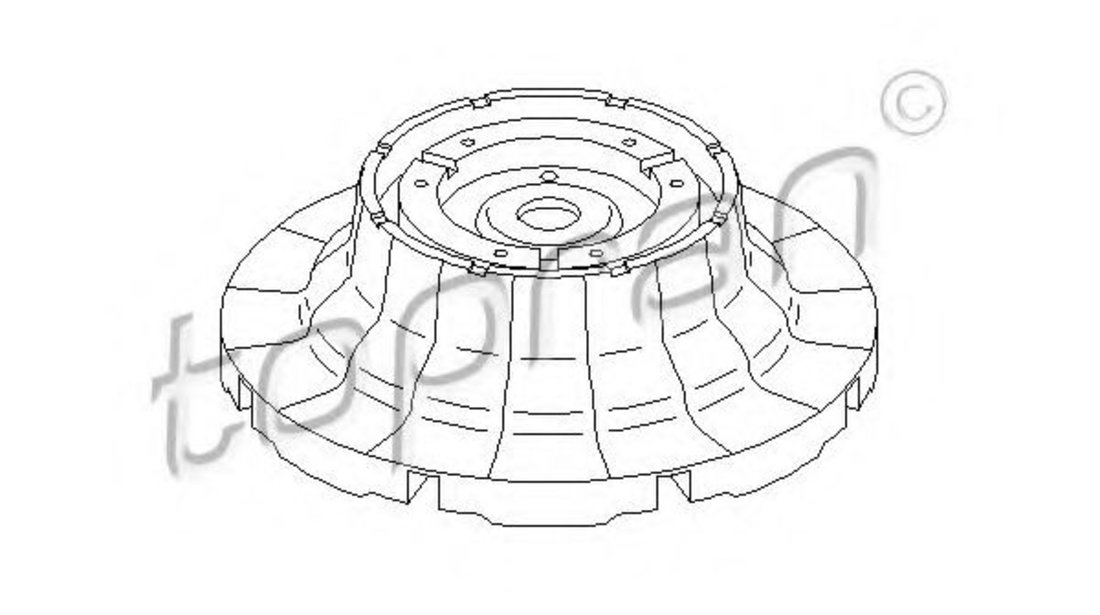 Rulment sarcina suport arc VW TRANSPORTER V platou / sasiu (7JD, 7JE, 7JL, 7JY, 7JZ, 7FD) (2003 - 2016) TOPRAN 112 051 piesa NOUA