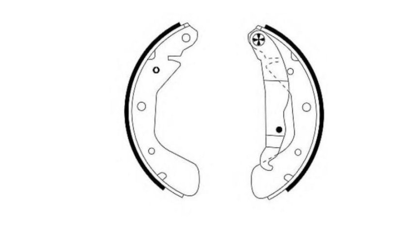 Saboti frana Chevrolet CORSA combi 1997-2002 #2 011742113748