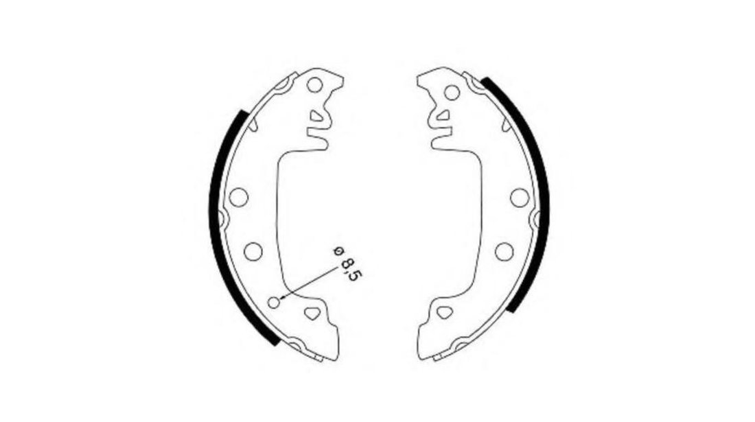 Saboti frana Citroen C15 (VD-_) 1984-2005 #2 0017582600