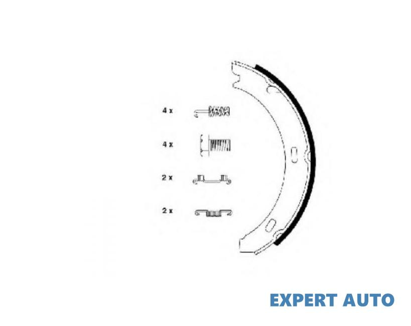 Saboti frana Mercedes B-CLASS (W245) 2005-2011 #2 010142104129