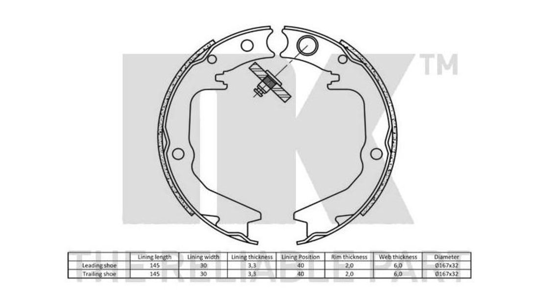 Saboti frana Mitsubishi SIGMA Break (F0_W) 1992-1996 #2 01919674