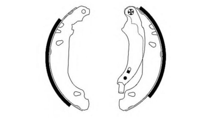 Saboti frana Renault SYMBOL I (LB0/1/2_) 1998-2016 #2 012542120980