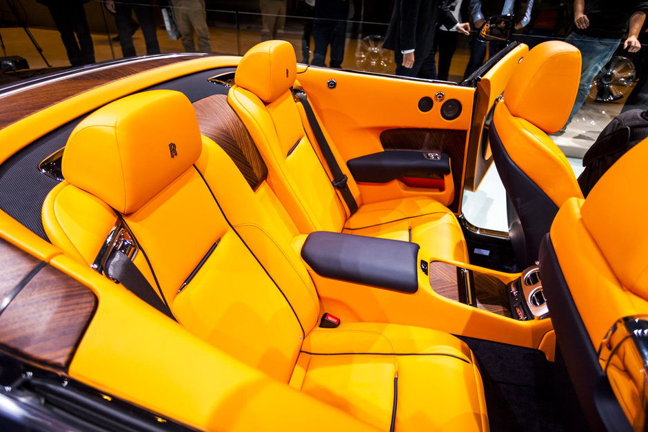 Salonul Auto de la Frankfurt 2015: Noul Rolls-Royce Dawn, imagini reale