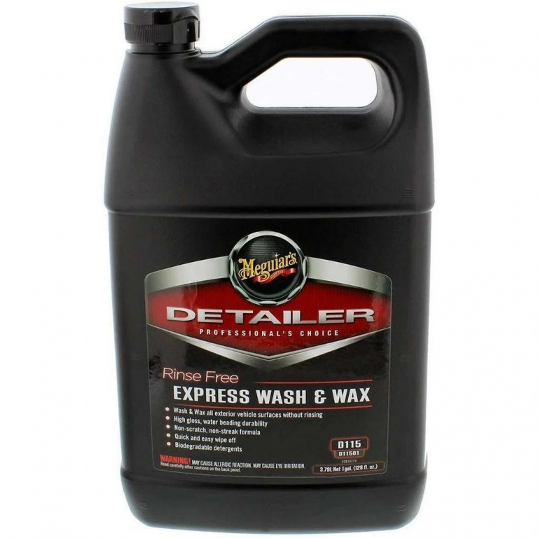 Sampon Auto Meguiar's Rinse Free Express Wash and Wax D115 3.78L D11501MG