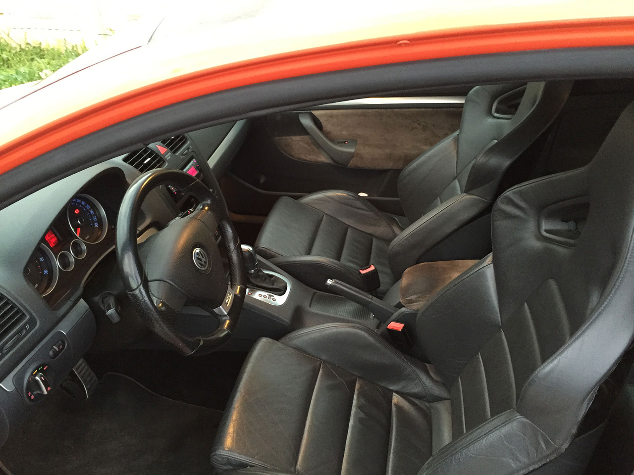 Scaune interior piele R32 golf 5 gti recaro impecabile #953854