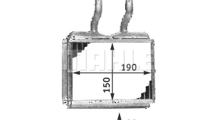 Schimbator caldura, incalzire habitaclu (AH139000S BEH MAH) CHEVROLET,OPEL,VAUXHALL