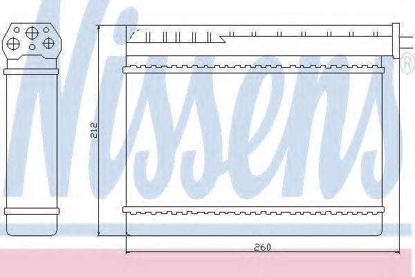 Schimbator caldura, incalzire habitaclu BMW Seria 3 (E36) (1990 - 1998) NISSENS 70512 piesa NOUA