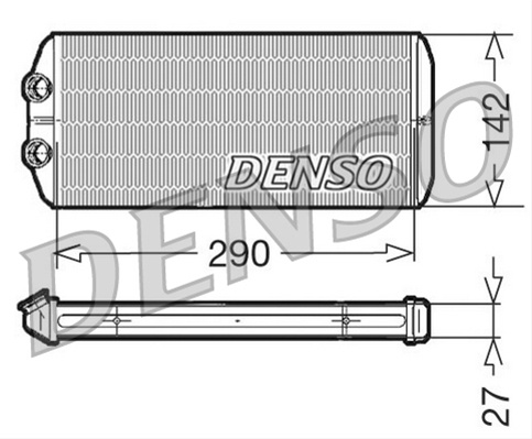 Schimbator Caldura, Incalzire Habitaclu Denso Citroen/Peugeot DRR07005