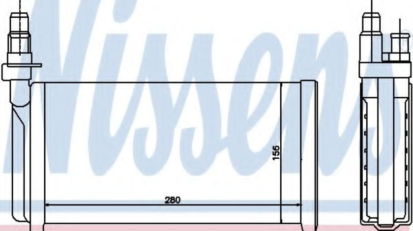 Schimbator caldura, incalzire habitaclu FIAT CROMA (154) (1985 - 1996) NISSENS 70011 piesa NOUA
