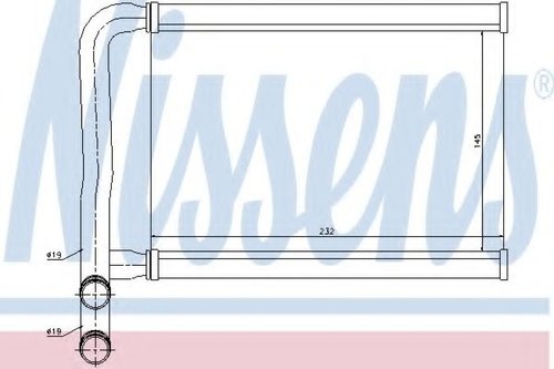 Schimbator caldura, incalzire habitaclu HYUNDAI ACCENT III limuzina (MC) (2005 - 2010) NISSENS 77631...