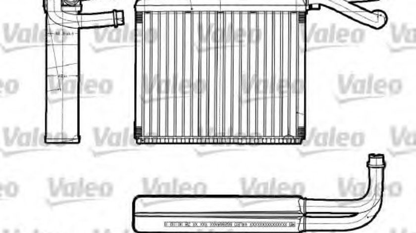 Schimbator caldura, incalzire habitaclu MERCEDES SPRINTER 2-t bus (901, 902) (1995 - 2006) VALEO 812251 piesa NOUA