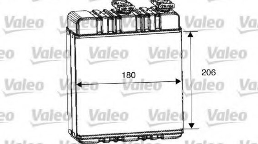 Schimbator caldura, incalzire habitaclu OPEL ASTRA G Cabriolet (F67) (2001 - 2005) VALEO 812222 piesa NOUA