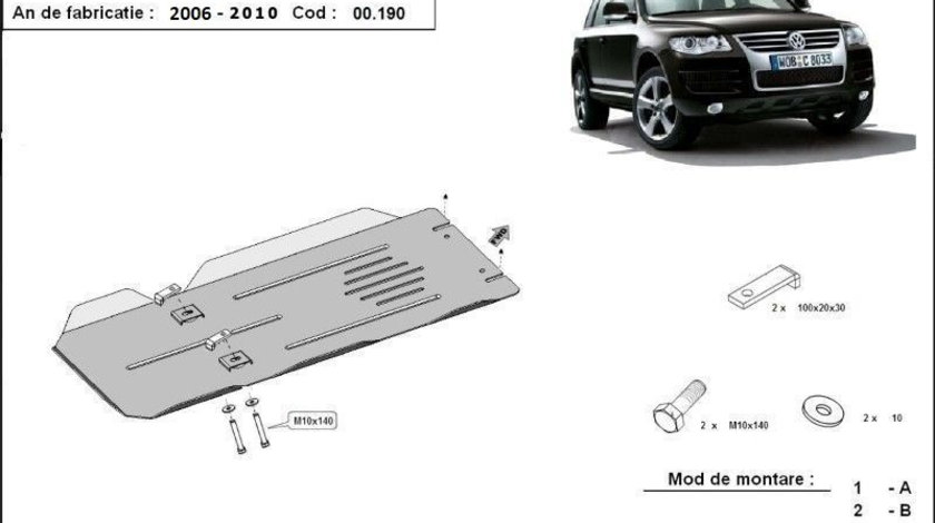 Scut cutie de viteze Manuala VW Touareg R5 2006-2010