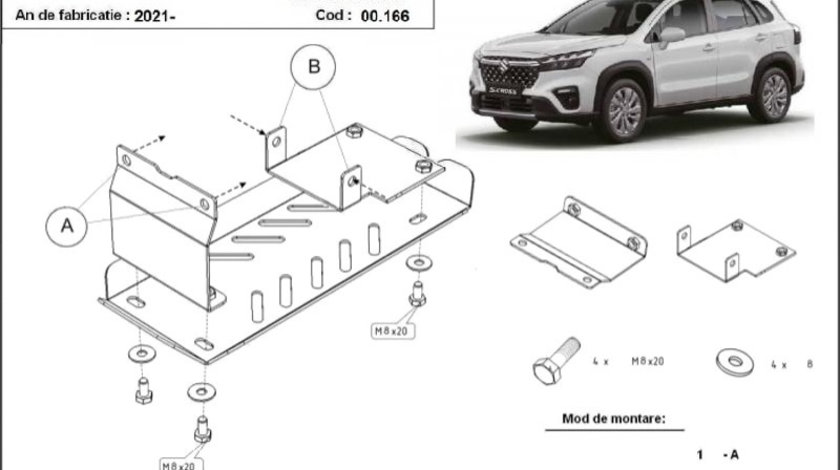 Scut metalic diferential Suzuki S-Cross 2021-prezent