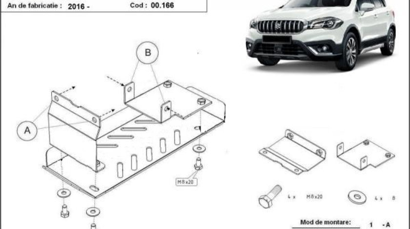 Scut metalic diferential Suzuki SX 4 2016-prezent