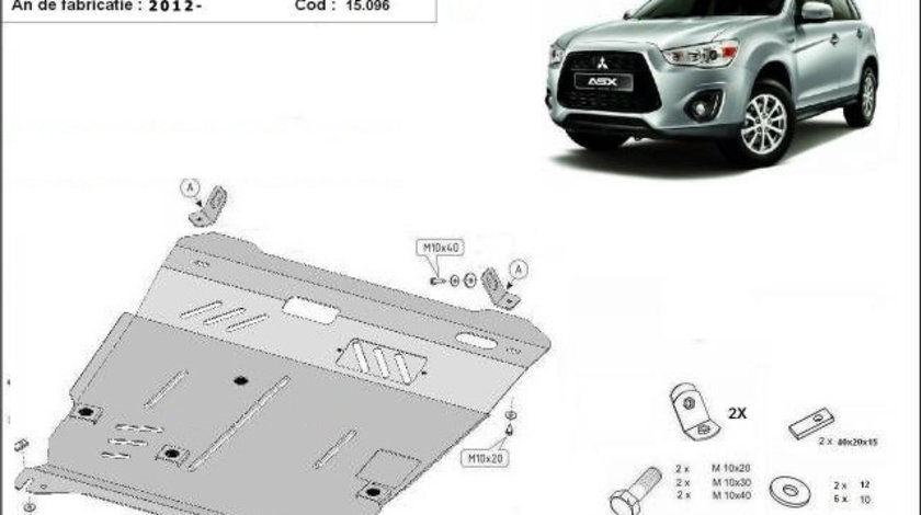 Scut metalic motor si cutie de viteze Mitsubishi ASX 2010-prezent