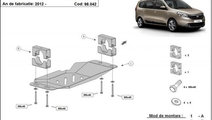 Scut metalic pentru EGR Dacia Lodgy Stop&Go 2012-p...