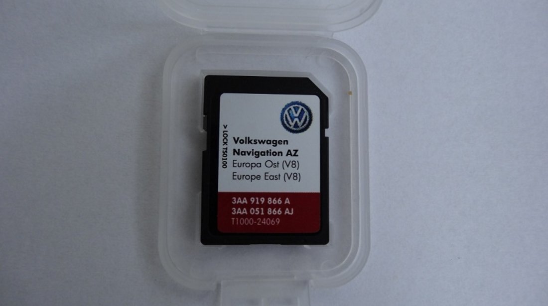 SD CARD harti navigatie VW RNS 315 Harta Europa + Romania V8 (2017 2018)  #67128