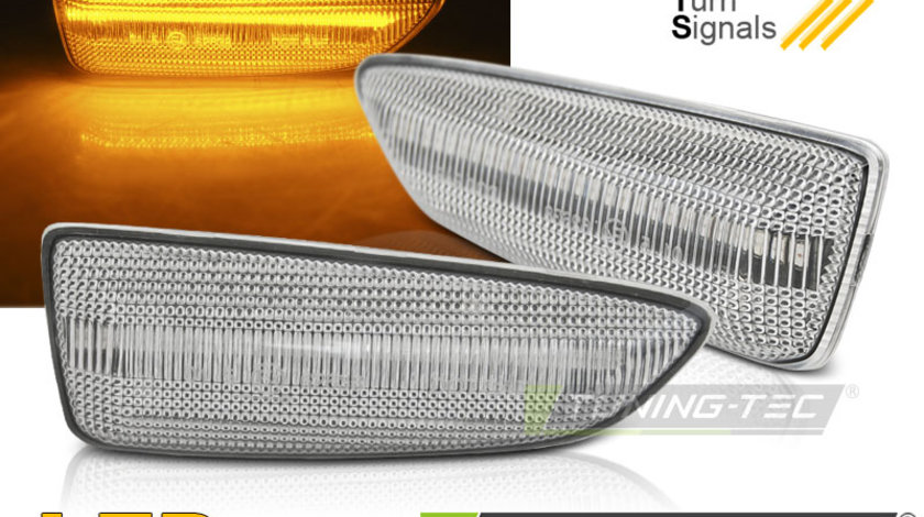 Semnale Semnalizatoare ALB LED SEQ compatibila OPEL ASTRA J / ASTRA K / ZAFIRA C / INSIGNIA B