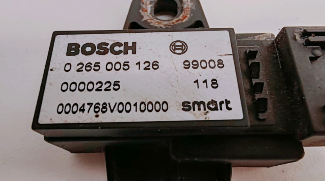 Senzor Acceleratie, cod 0265005126 Bosch 0265005126 Smart Fortwo [facelift] [2000 - 2007]