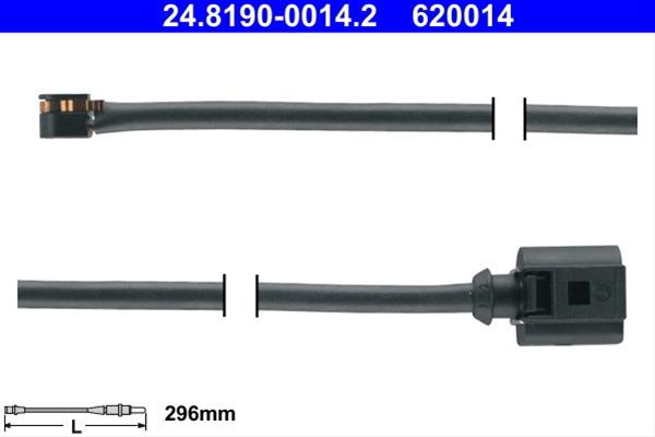 Senzor De Avertizare,uzura Placute De Frana Ate Vag 24.8190-0014.2