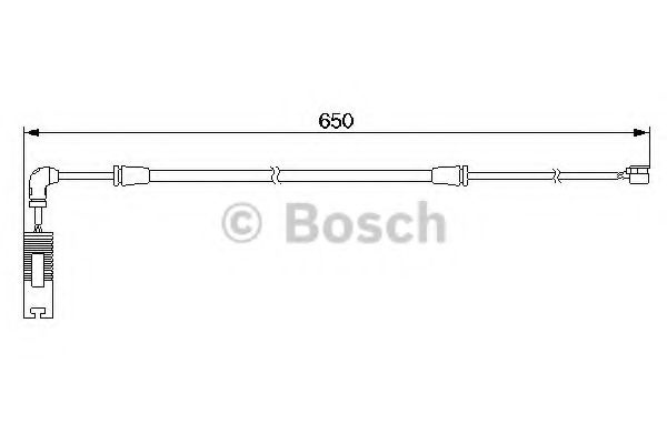 Senzor de avertizare,uzura placute de frana BMW Seria 3 Touring (E46) (1999 - 2005) BOSCH 1 987 474 960 piesa NOUA