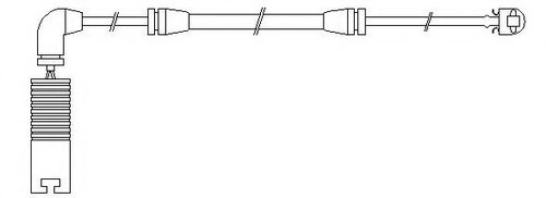 Senzor de avertizare,uzura placute de frana BMW Seria 3 Touring (E46) (1999 - 2005) FERODO FWI283 pi...