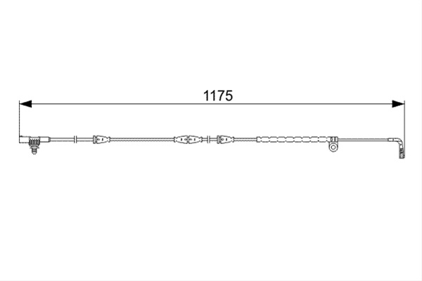 Senzor De Avertizare,uzura Placute De Frana Bosch Land Rover 1 987 473 032