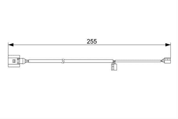 Senzor De Avertizare,uzura Placute De Frana Bosch Vw 1 987 473 013